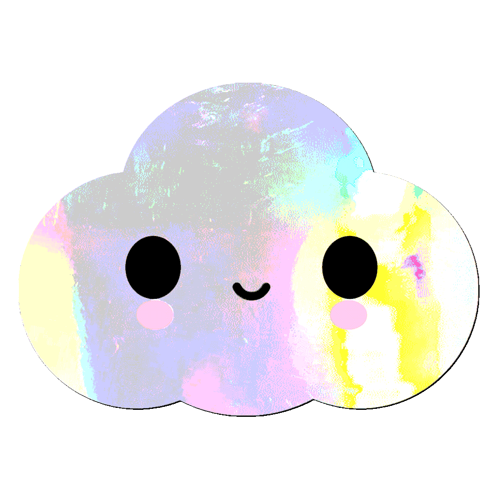 Holo Little Cloud – Apply Stickers