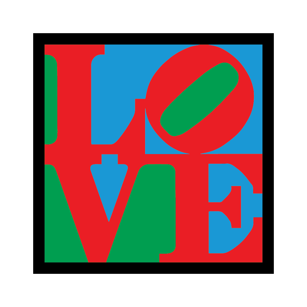 LOVE by Robert Indiana – Apply Stickers