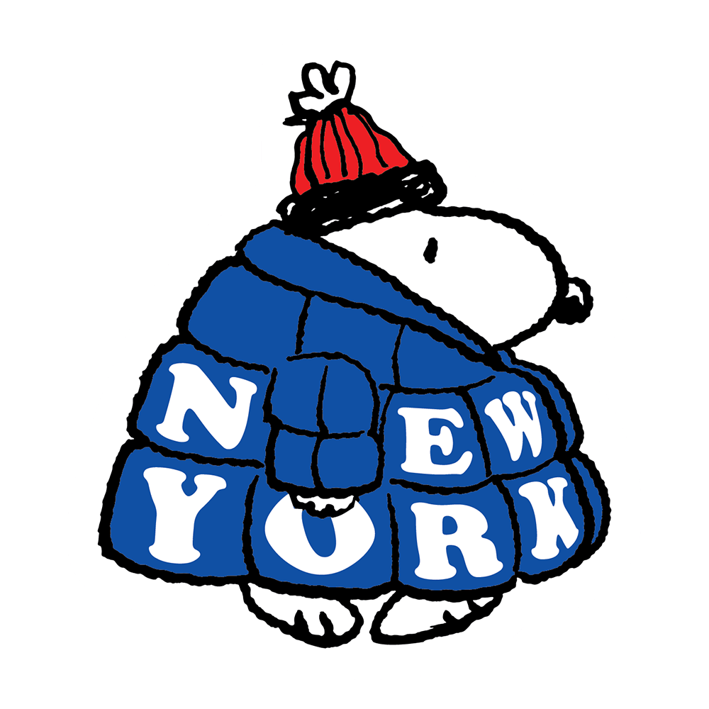 Snoopy NY Puffer Coat – Apply Stickers