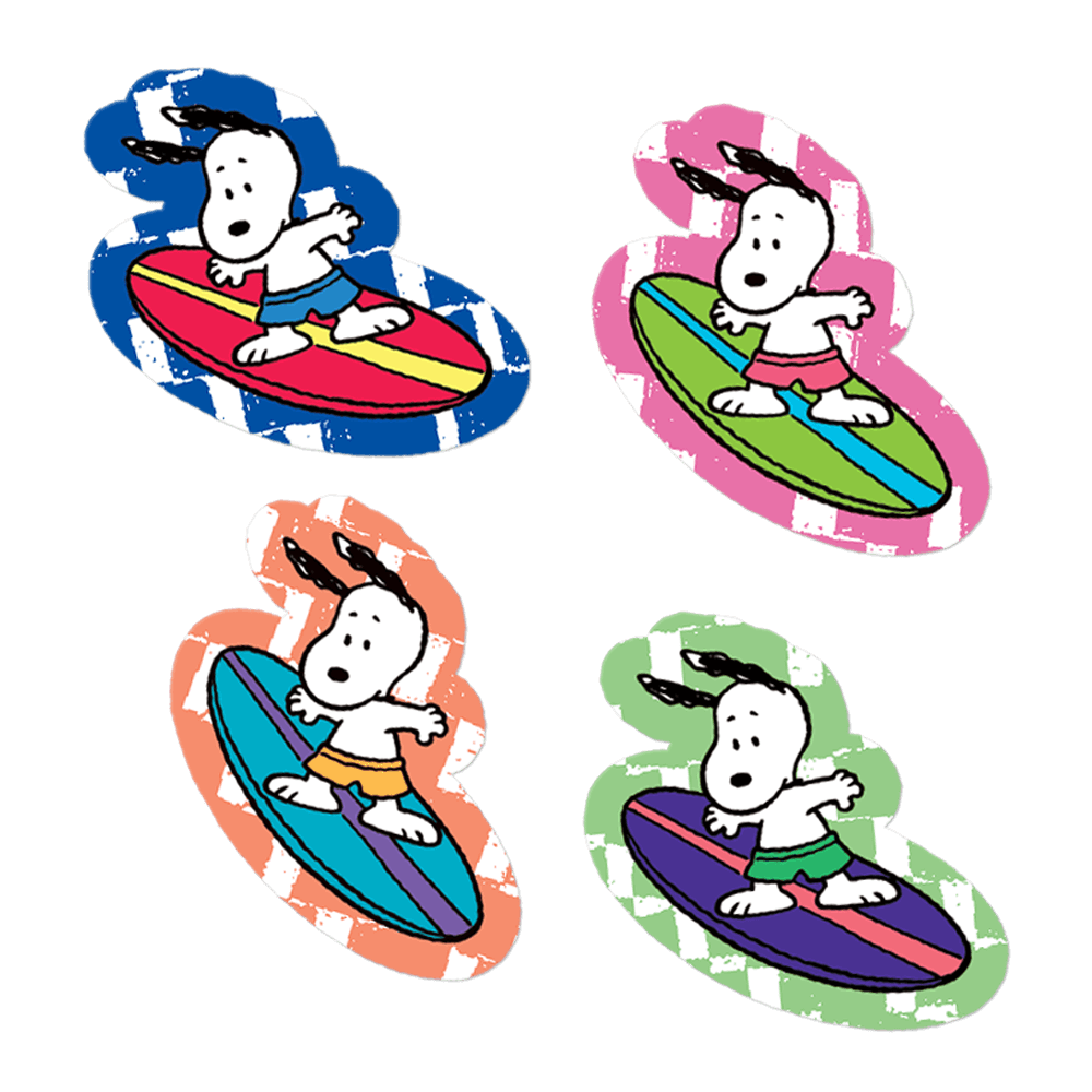 Surfer Snoopy Strip – Apply Stickers
