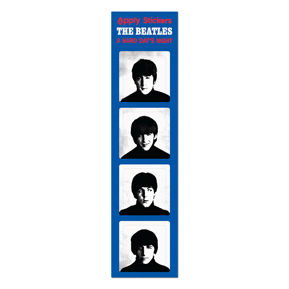 THE BEATLES A HARD DAY'S NIGHT ステッカー A Hard Day's Night Mini Beatles – Apply Stickers