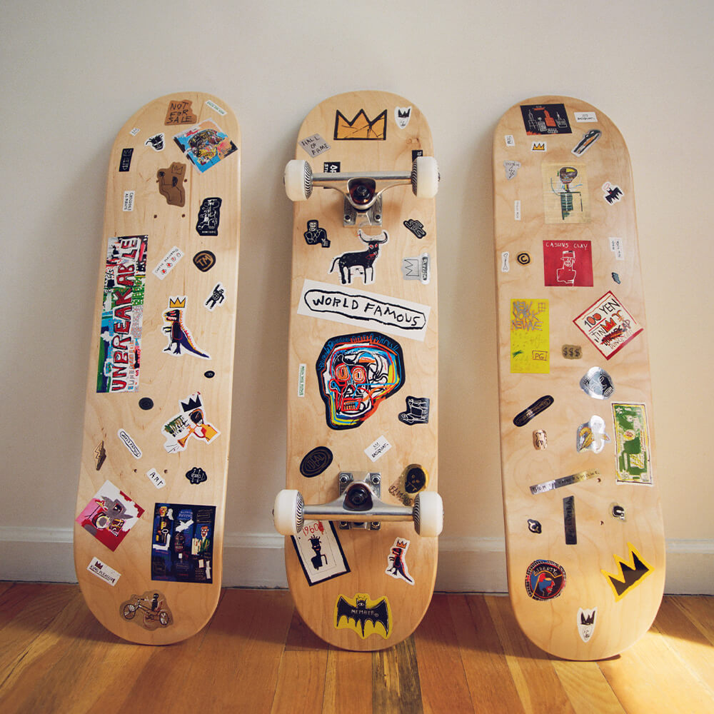 basquiat heroes and monsters Basquiat's Heroes – Apply Stickers