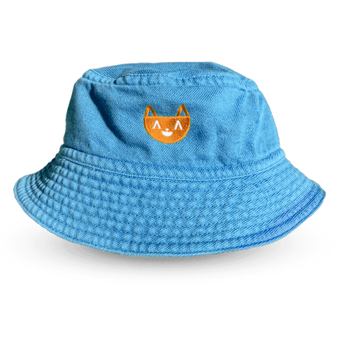 Apply Kitty Bucket Hat (Blue)
