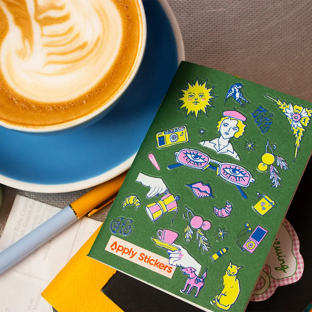 Euro Café Mini Stickers