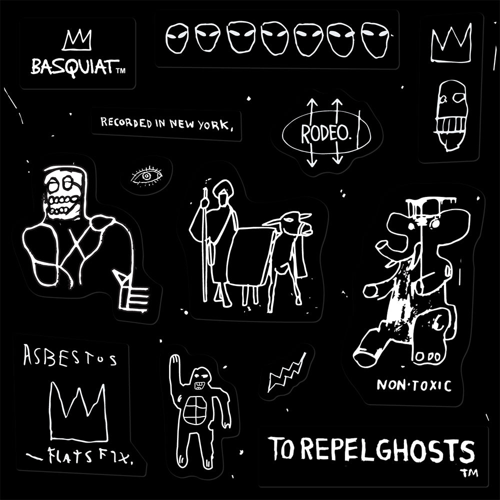 Basquiat in Black & White – Apply Stickers