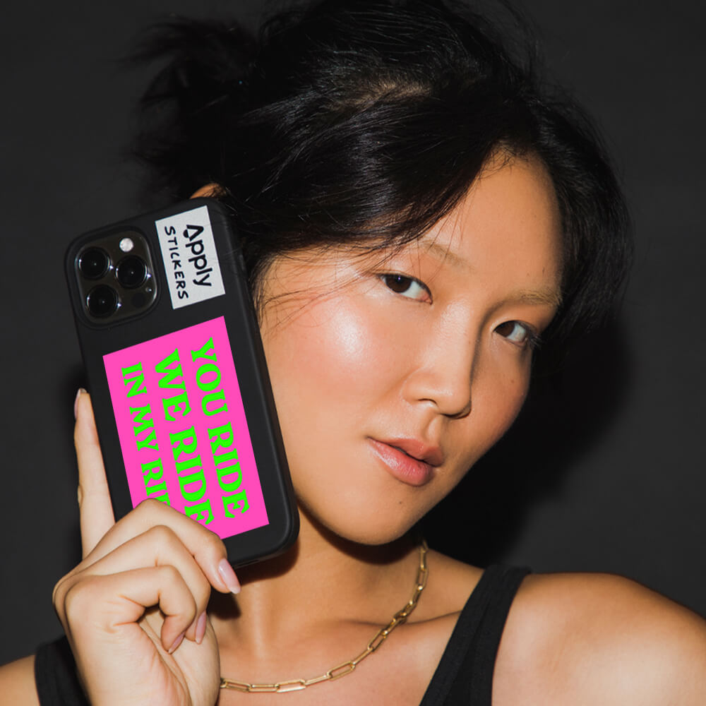 You Ride We Ride – Apply Stickers