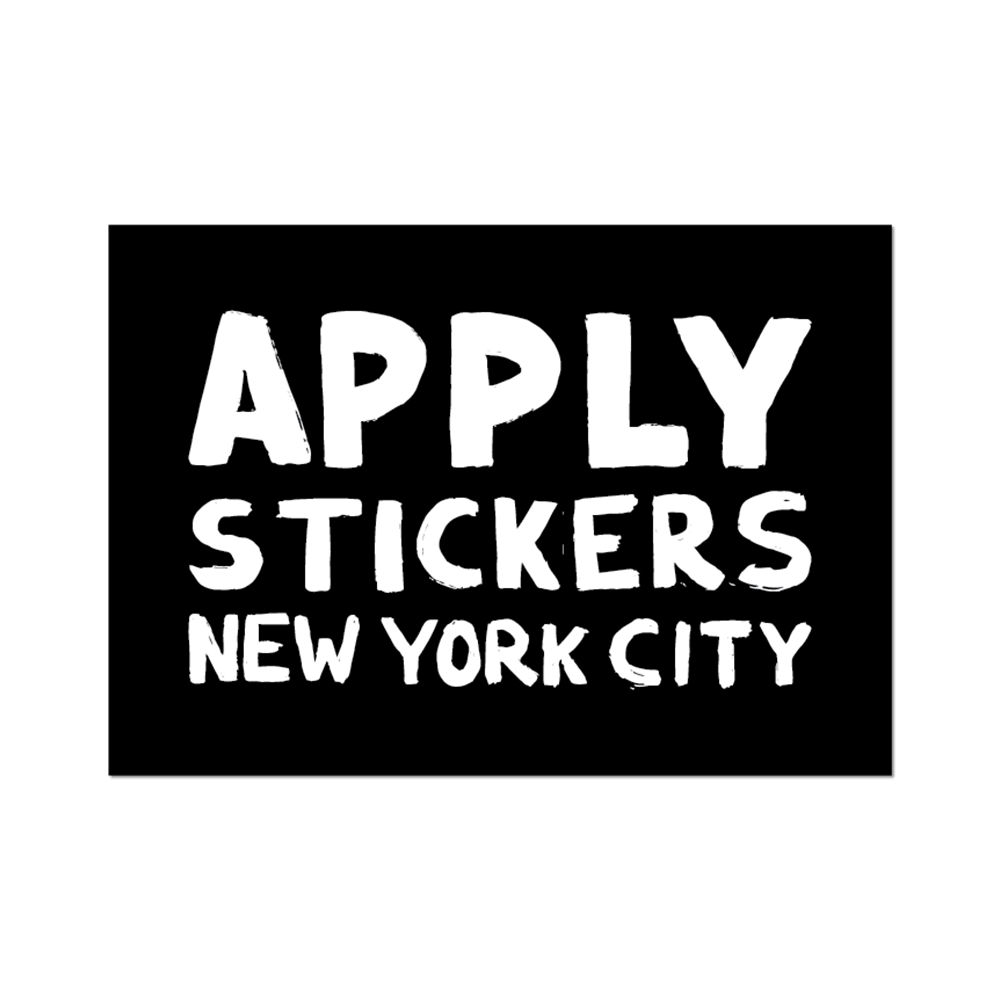 Apply Stickers NYC Box Sticker