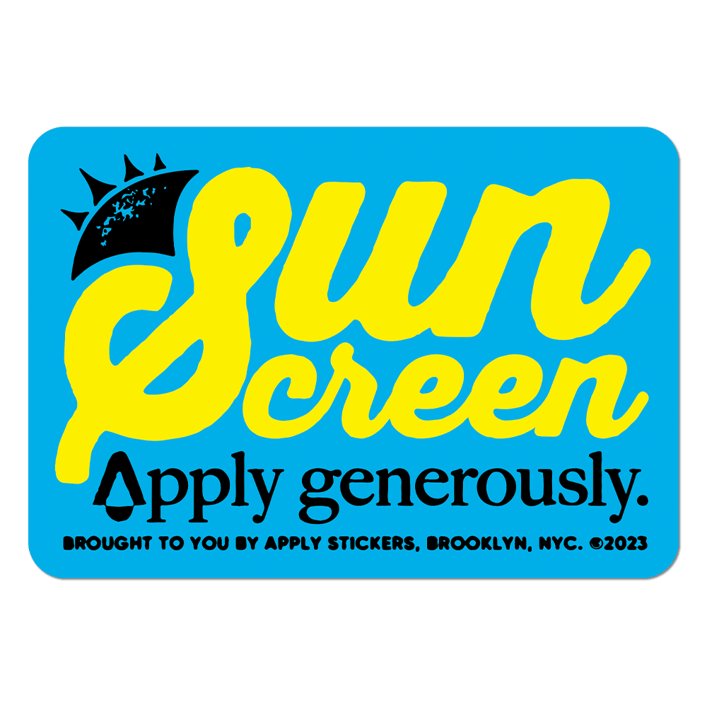 Apply Sunscreen