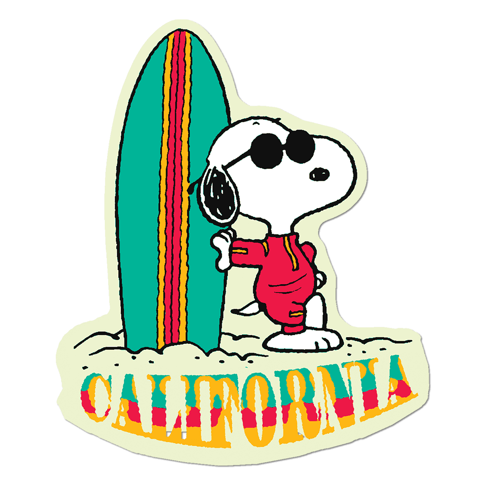 California Surfing Snoopy