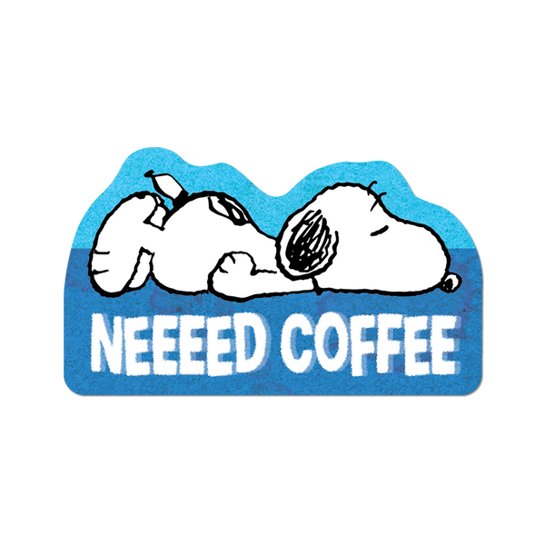 その他 SNOOPY Single_Peanuts_NeeedCoffee_Fla
