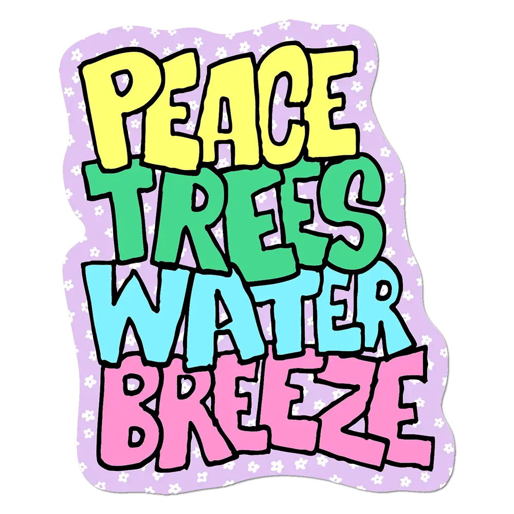 Peace Trees Water Breeze