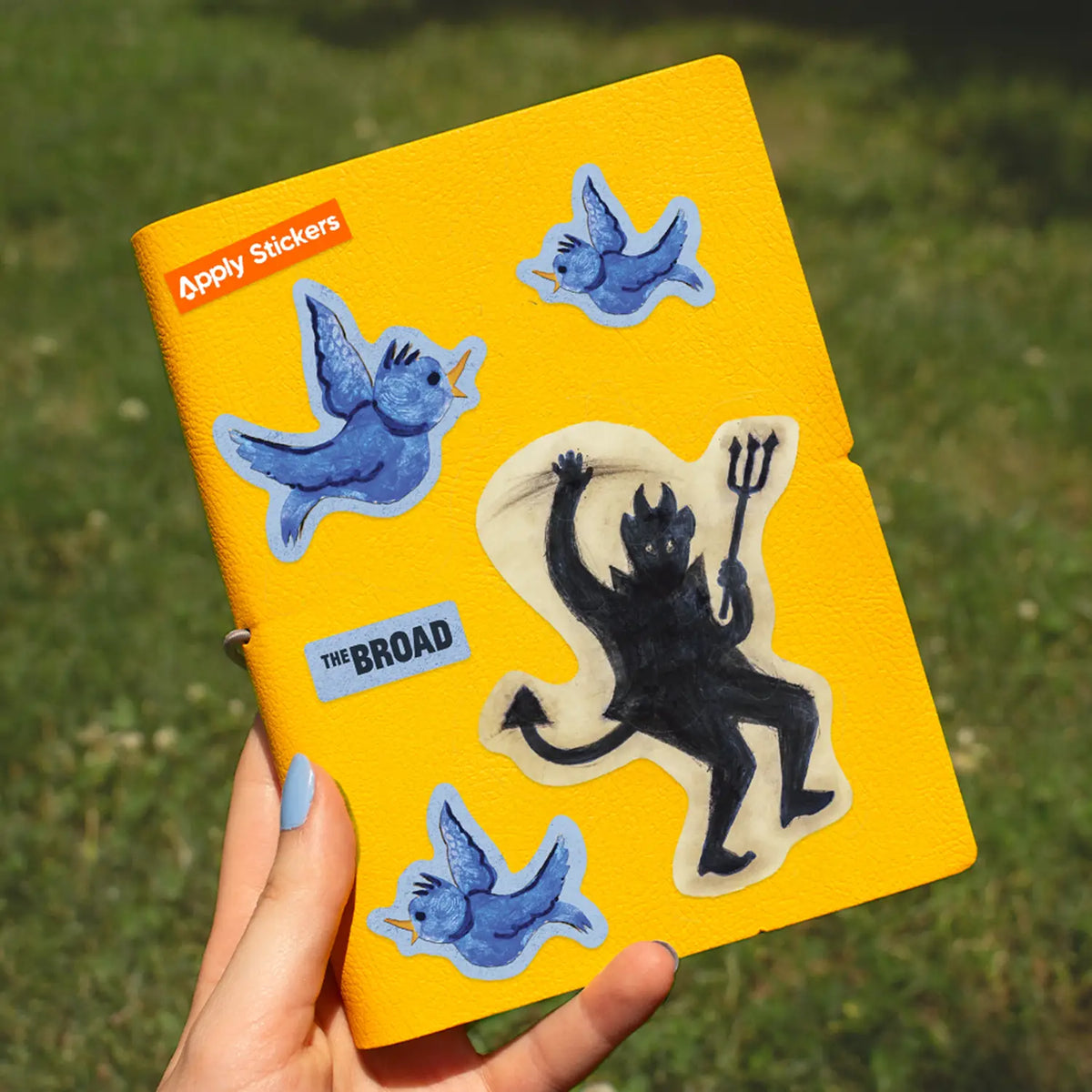 Blue Bird Sticker Sheet