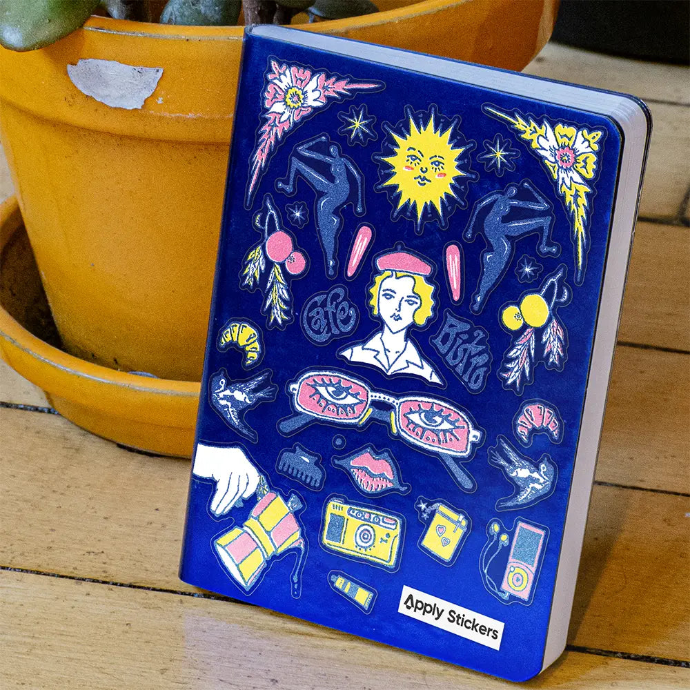 Euro Café Mini Stickers