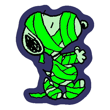 Glowing Mummy Snoopy