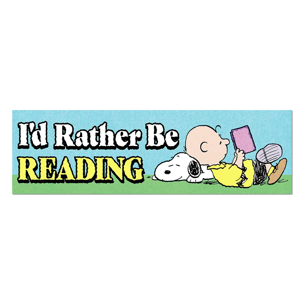 Rather Be Reading Snoopy